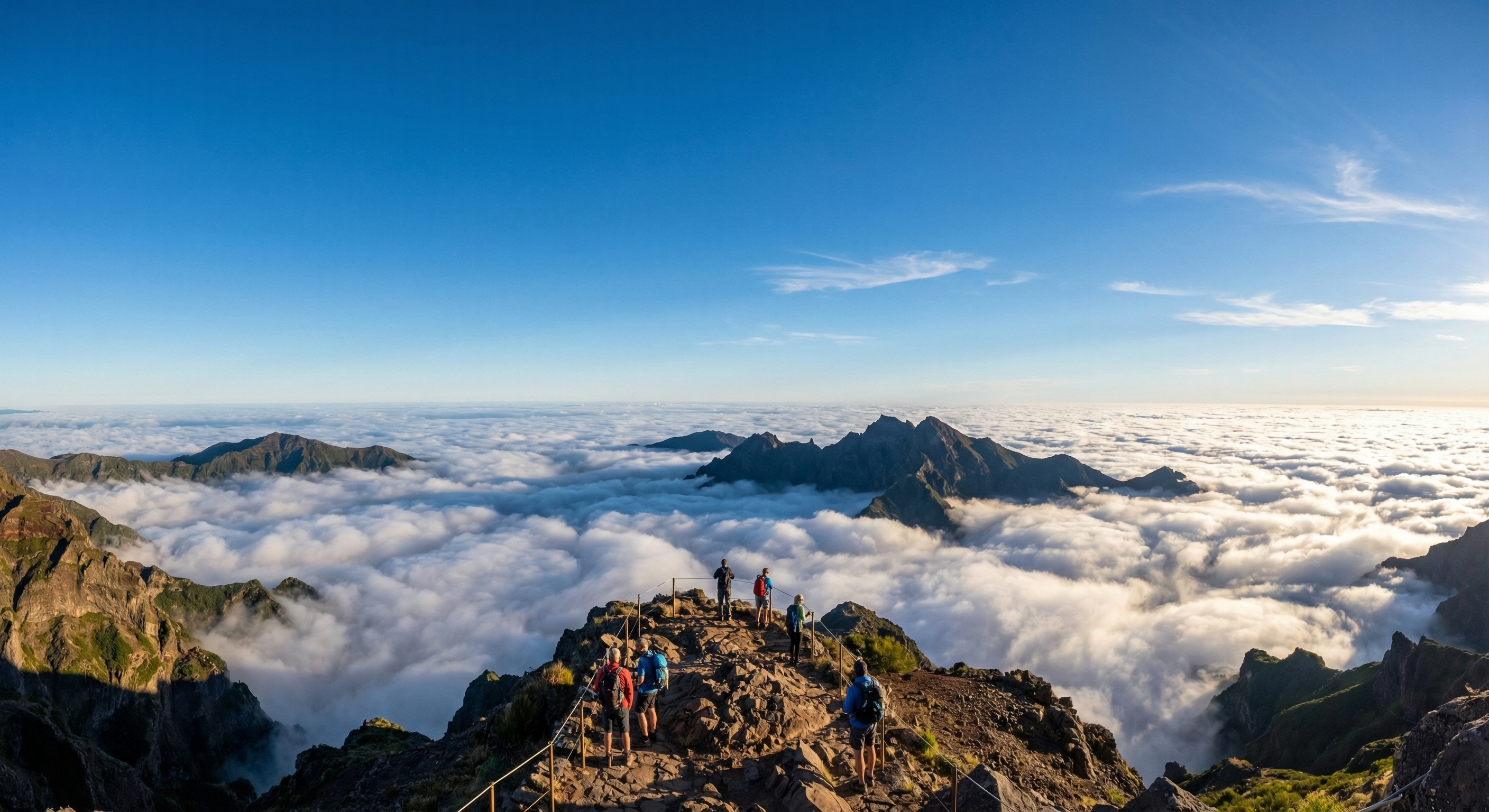 Summit view Pico do Arieiro Madeira