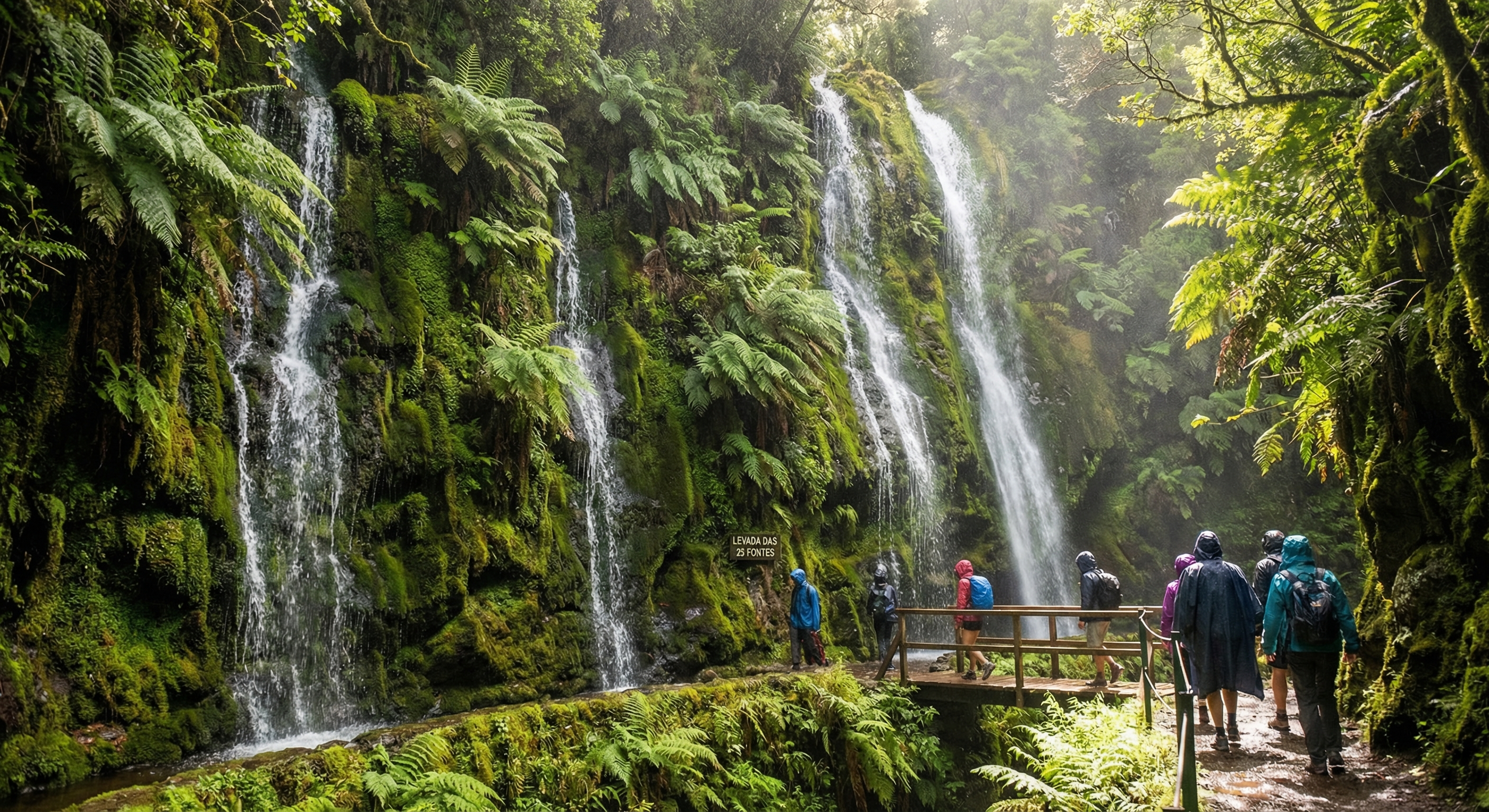 Levada das 25 Fontes waterfall