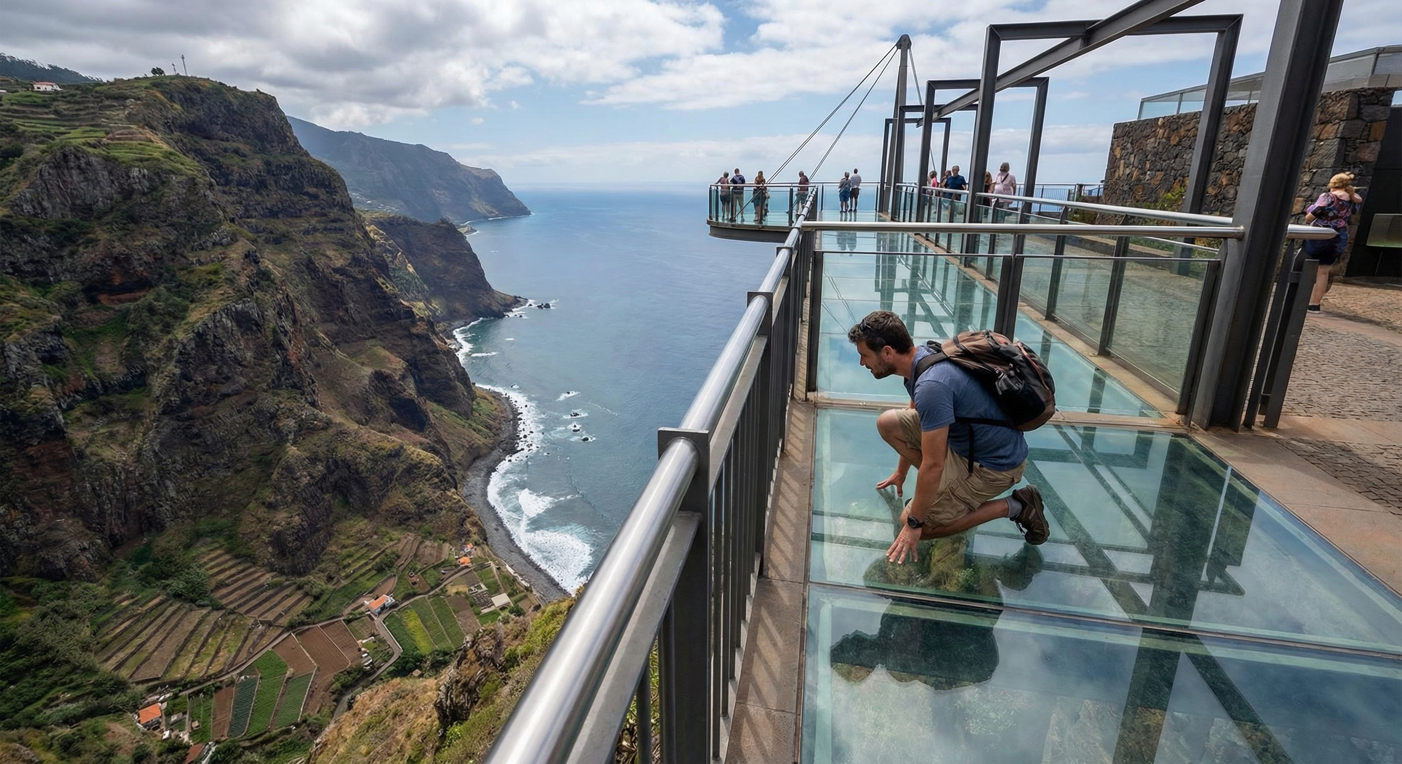 Cabo Girao skywalk glass floor viewpoint